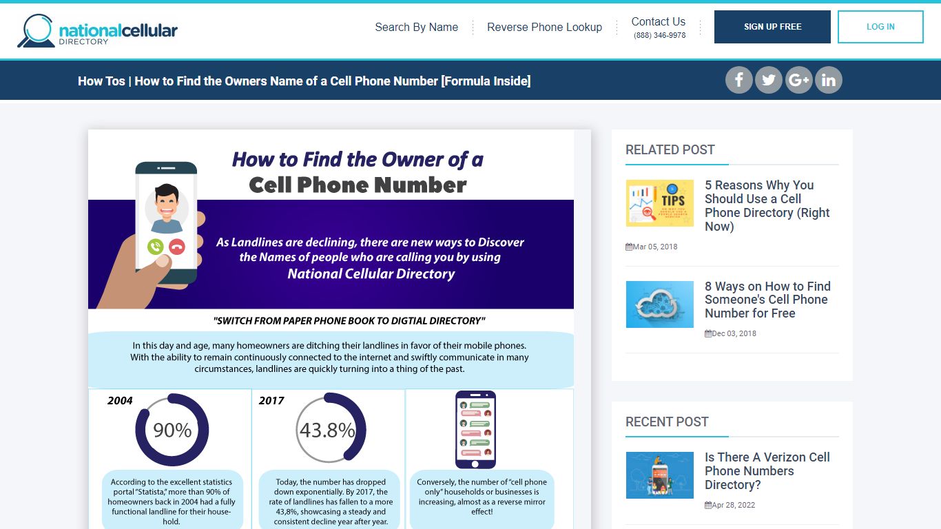 How to Find the Owners Name of a Cell Phone Number [Formula Inside]
